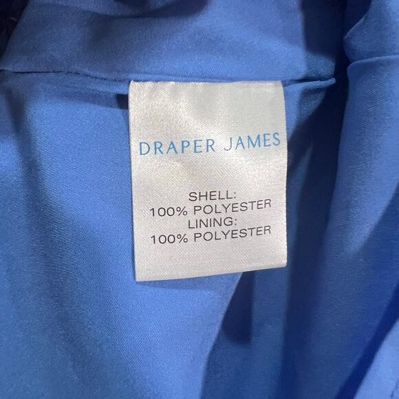 Draper James NWT Midi Dress Blue Size 0 Cottage CottageCore Spring Summer Floral - Picture 5 of 6